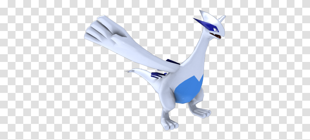 Wii Pokmon Battle Revolution 249 Lugia The Models Animal Figure, Bird, Mammal, Art, Wildlife Transparent Png