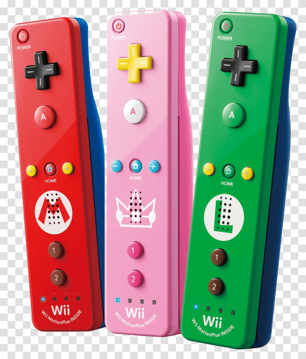 Wii Remote Plus 1 Pcs Wii Remote Mario Luigi, Electronics, Remote Control, Mobile Phone, Cell Phone Transparent Png