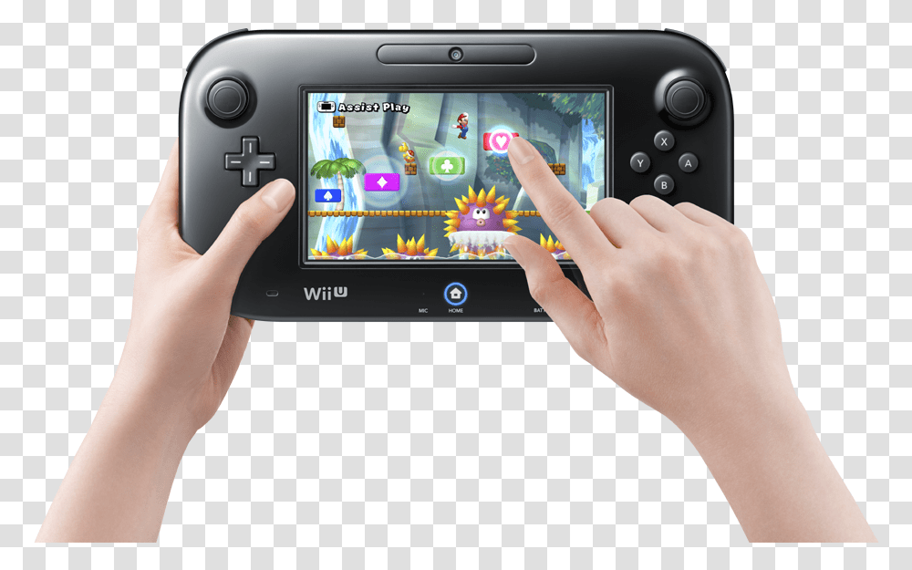 Wii U Gamepad Turning Wii U Into Switch, Mobile Phone, Electronics, Person, Computer Transparent Png