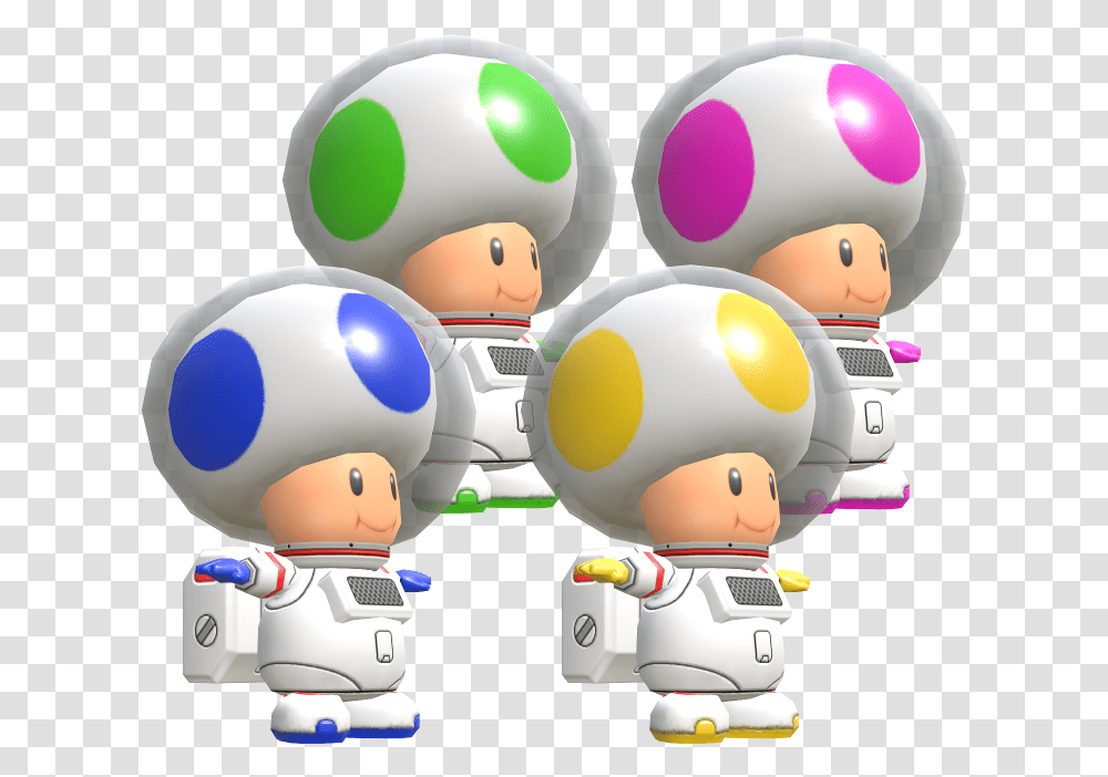 Wii U Mario Kart 8 Toad Space Suit The Models Resource Super Mario Space Toad Transparent Png