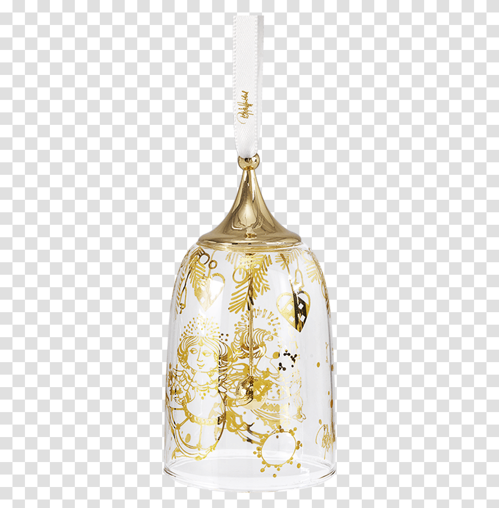 Wiinblad Christmas Bell Gold H10 Bw Christmas Bjrn Wiinblad Klokke, Lamp, Lighting, Porcelain Transparent Png