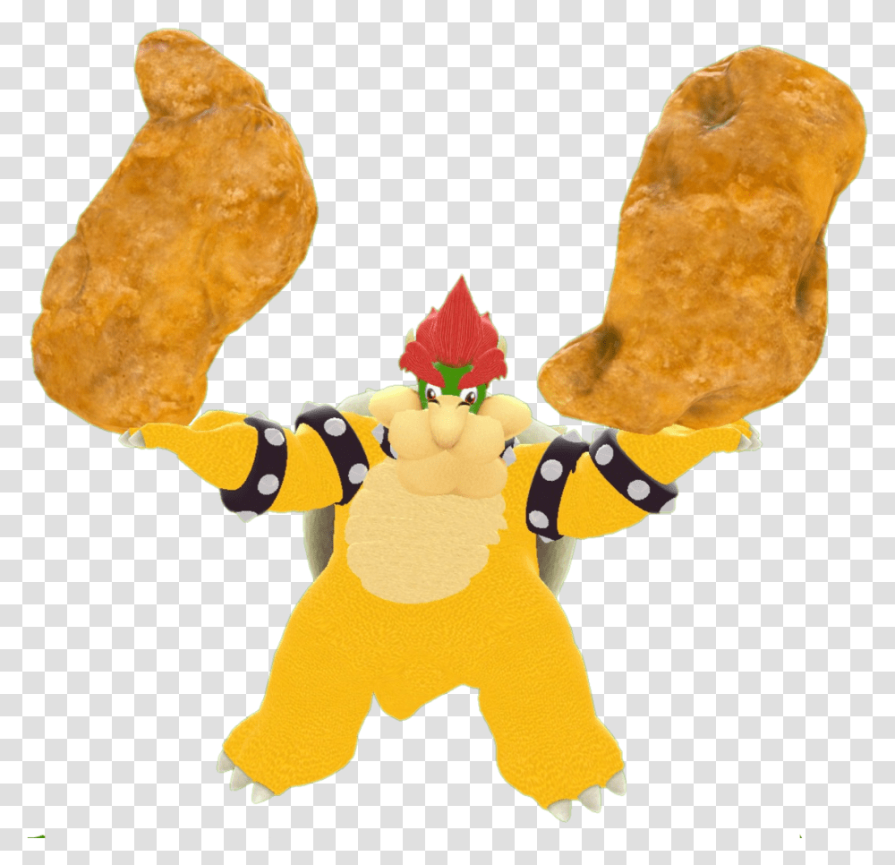 Wiki Bowser Face, Bread, Food, Toy, Plush Transparent Png