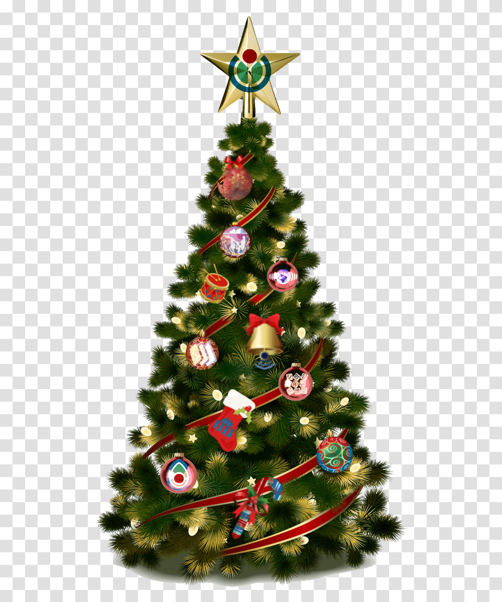 Wiki Mas Tree Background Christmas Tree, Ornament, Plant, Vegetation Transparent Png