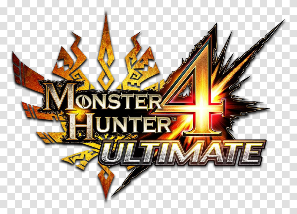 Wiki Monster Hunter Espanol Monster Hunter 4 Ultimate Title, Poster, Advertisement, Legend Of Zelda, Arcade Game Machine Transparent Png