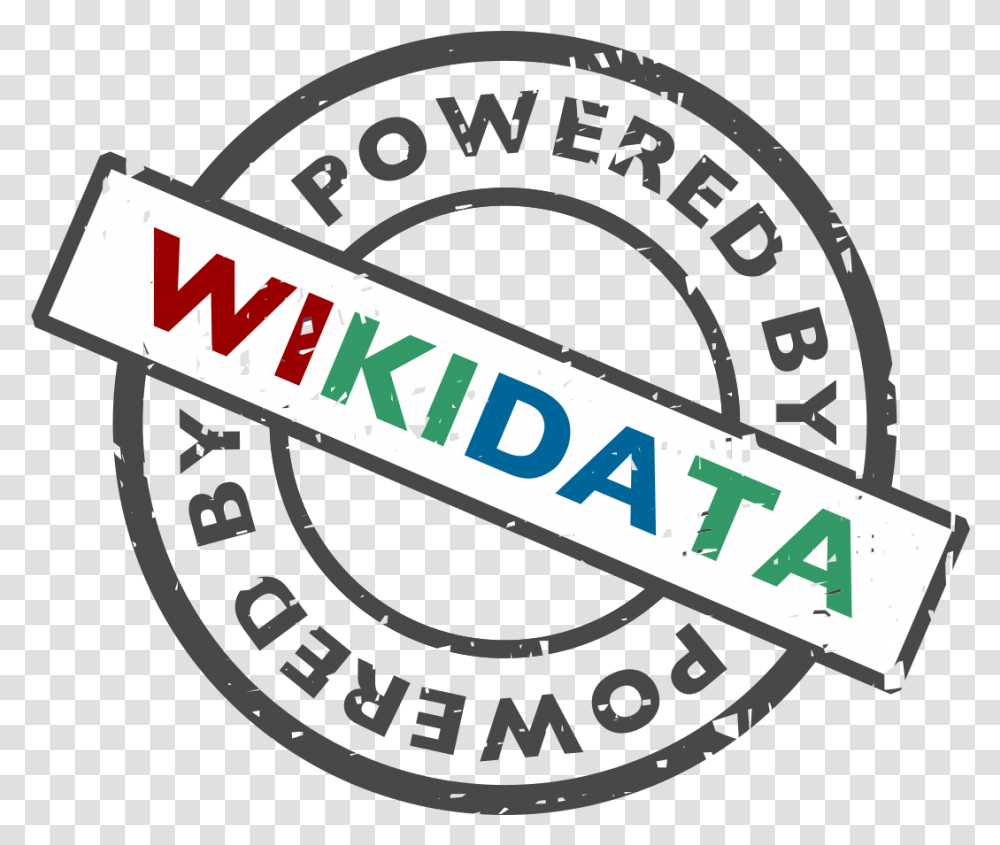 Wikidata Stamp Circle, Logo, Symbol, Trademark, Text Transparent Png