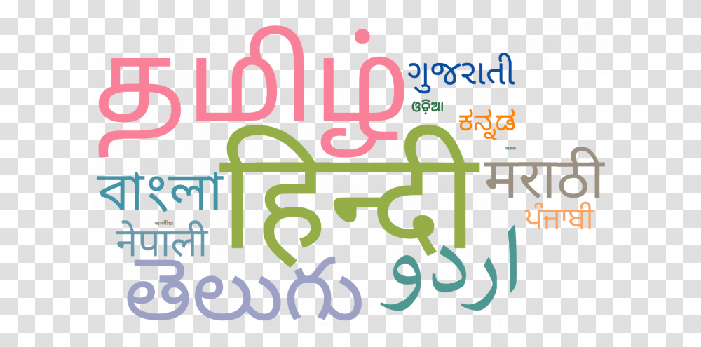 Wikimedia Commons Indian Languages Word Cloud, Alphabet, Number Transparent Png