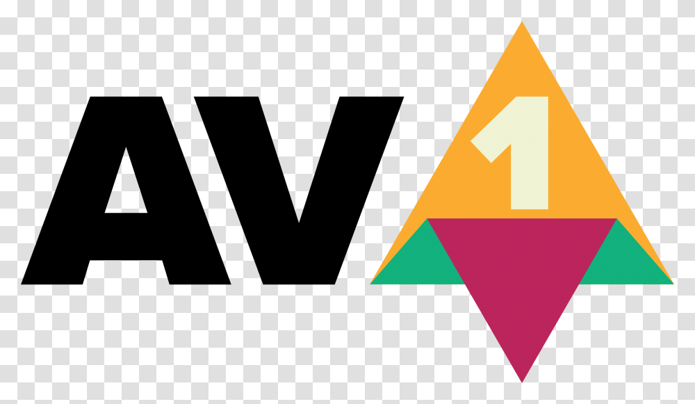 Wikipedia Av1 Codec Logo, Triangle, Symbol, Metropolis, City Transparent Png
