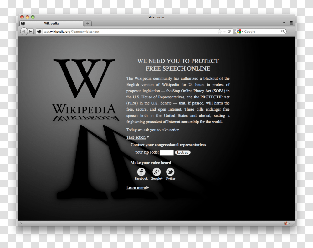 Wikipedia Sopa Protest Blackout 2 Wikipedia Imagine A World Without Free Knowledge, Electronics, Poster, Advertisement Transparent Png