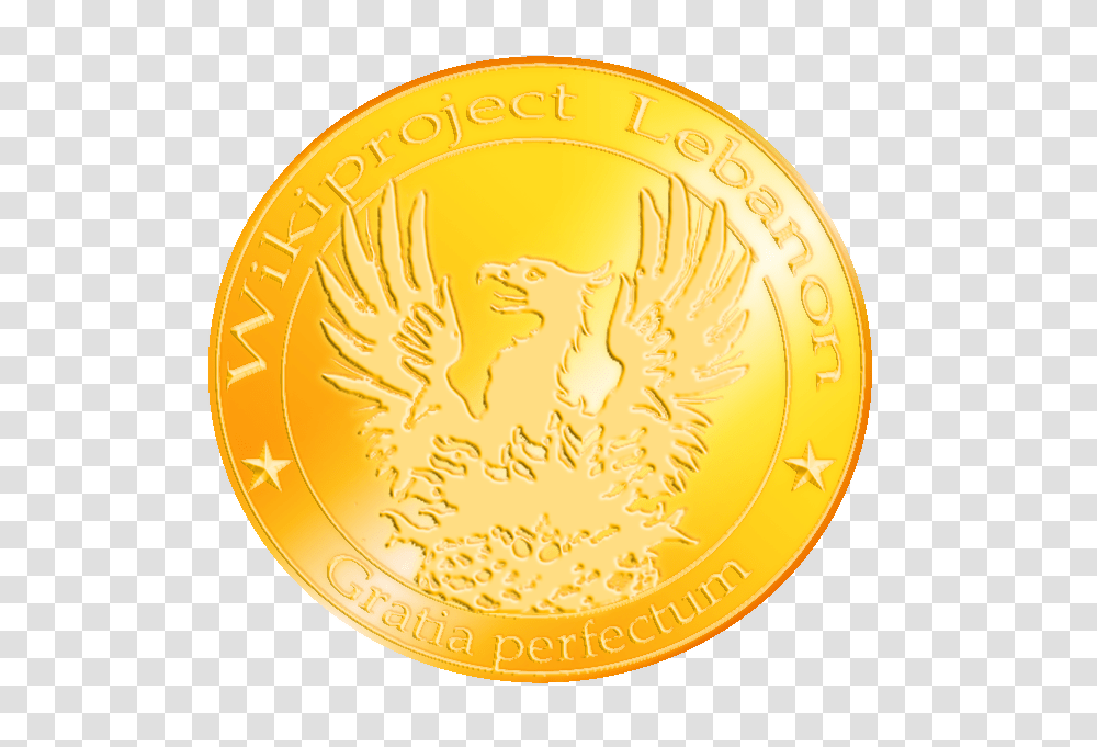 Wikiproject Lebanon Phoenix Coin, Gold, Money Transparent Png