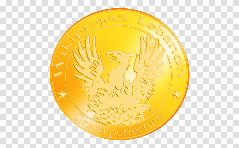 Wikiproject Lebanon Phoenix Coin, Money, Gold Transparent Png