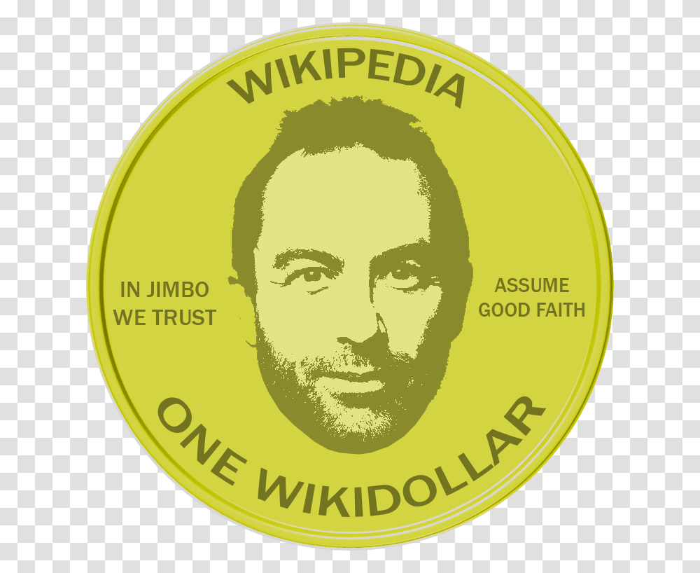 Wikiproject Numismatics Gold Wikidollar Award Label, Logo, Badge Transparent Png