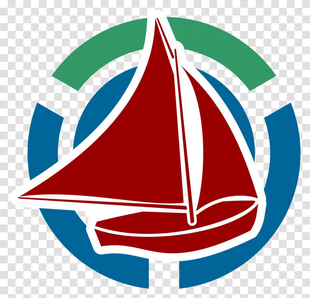 Wikivoyage Logo Tmg Sailboat 2 Sailboat, Metropolis, Clothing, Symbol, Tent Transparent Png