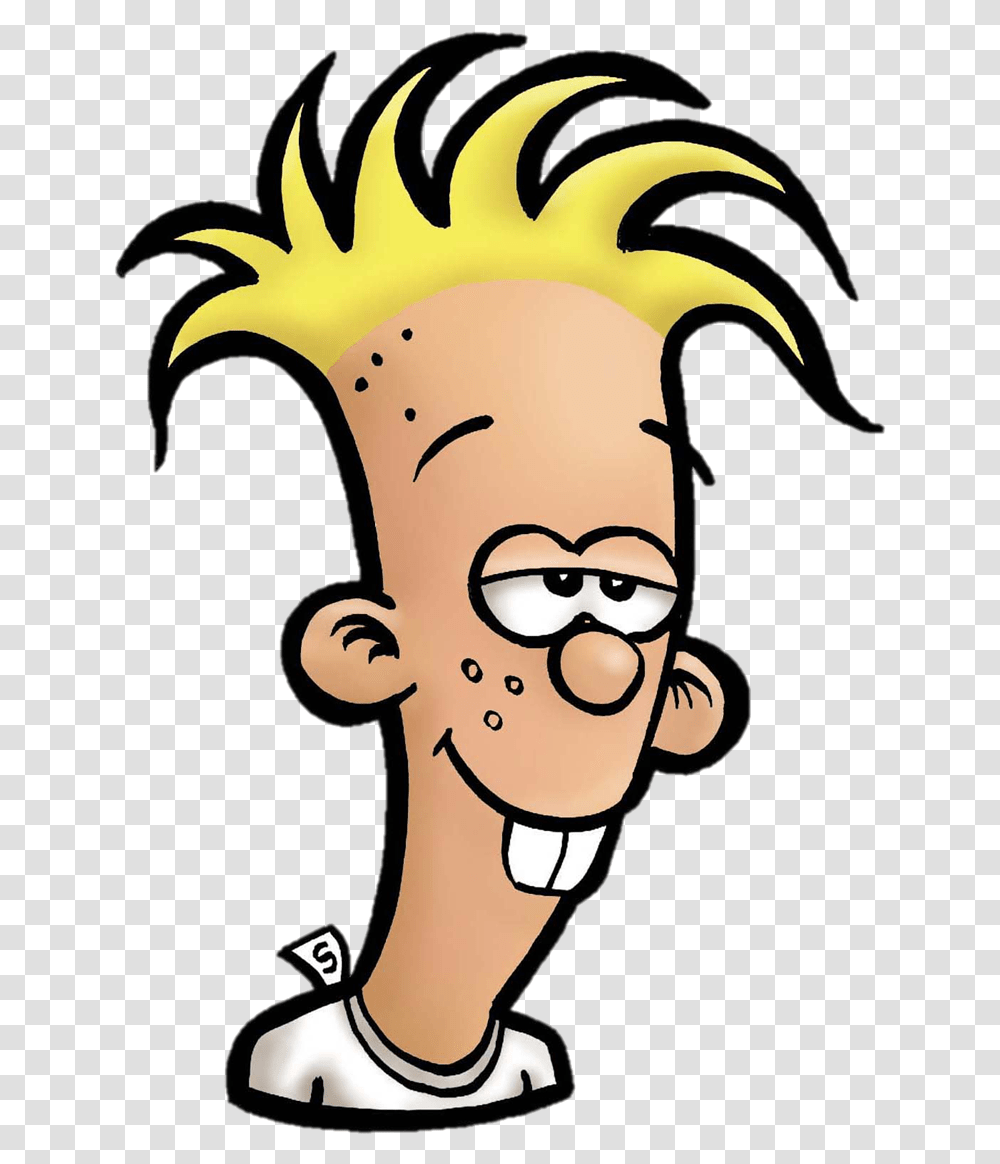 Wilbur Head Cartoon Character With Long Head, Face, Label, Smile Transparent Png