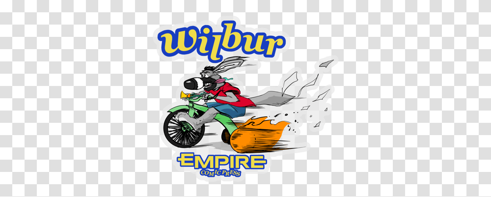 Wilbur The Coyote Comic Book Designed By Mikey Martinez Poster, Vehicle, Transportation, Kart Transparent Png