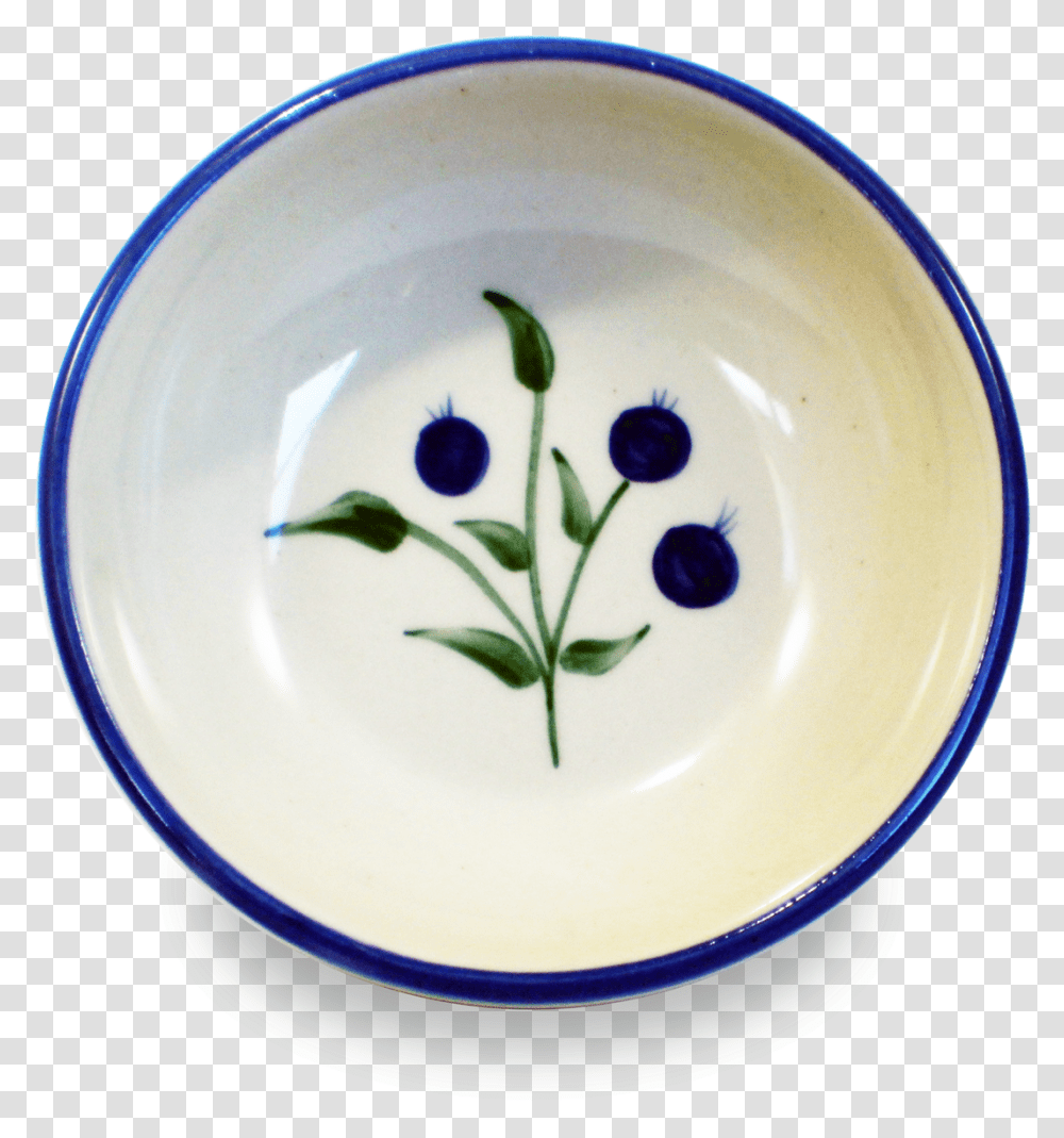 Wild Blueberry Pattern Soup & Cereal Bowl Ceramic, Porcelain, Art, Pottery, Saucer Transparent Png