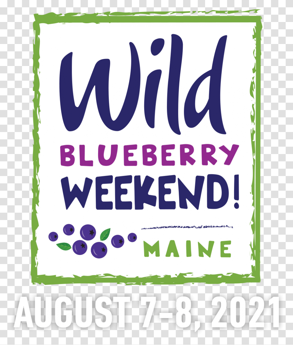 Wild Blueberry Weekend Language, Poster, Advertisement, Flyer, Paper Transparent Png