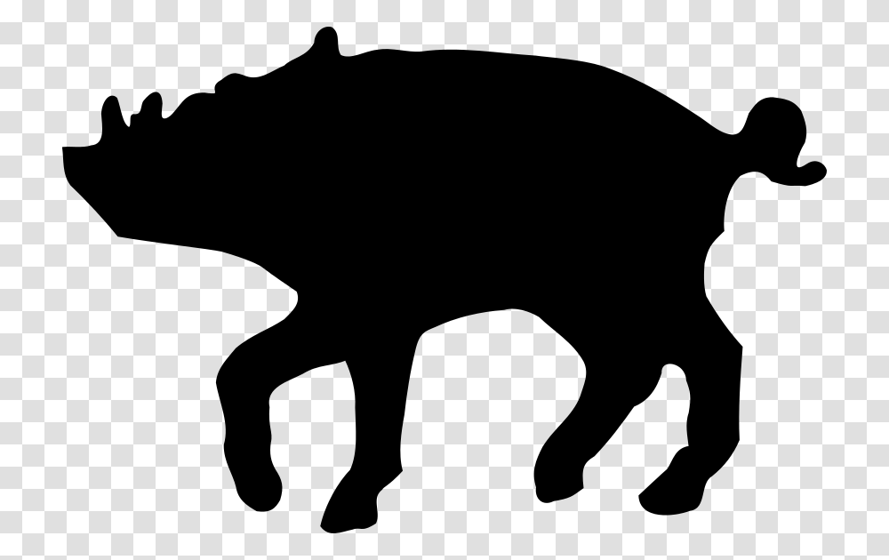 Wild Boar Clip Art Silhouette Portable Network Graphics, Gray, World Of Warcraft Transparent Png