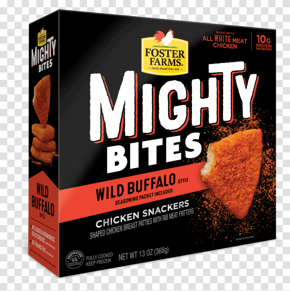 Wild Buffalo Mighty Bites Vegetarian Food, Advertisement, Poster, Flyer, Paper Transparent Png