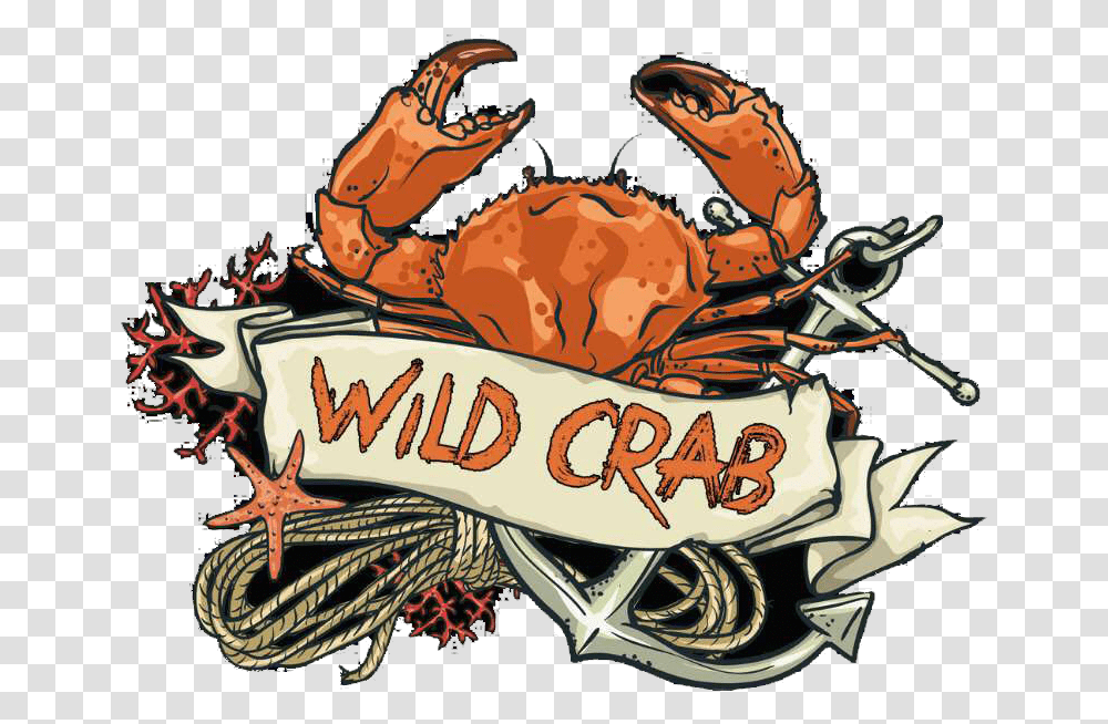 Wild Crab Dungeness Crab, Seafood, Sea Life, Animal Transparent Png