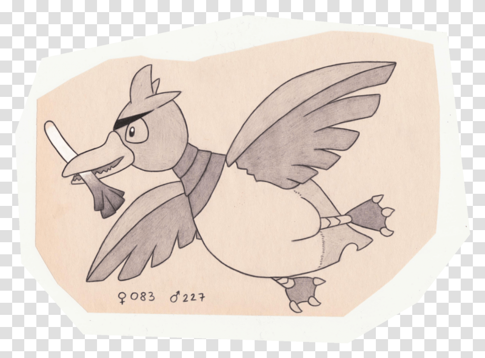 Wild Duck Pokemon Cartoon, Animal, Cushion, Bird, Drawing Transparent Png