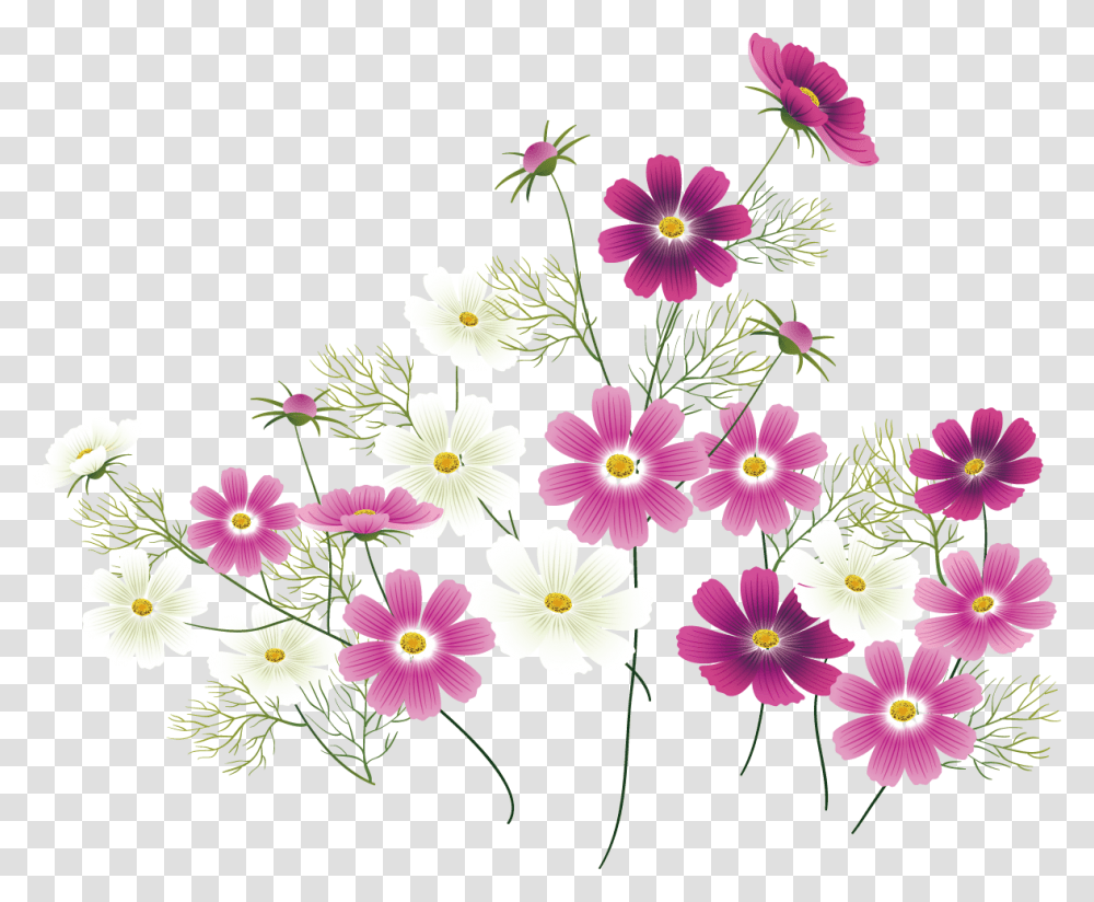Wild Flower Clipart Pink Wildflower Clipart, Floral Design, Pattern, Porcelain Transparent Png