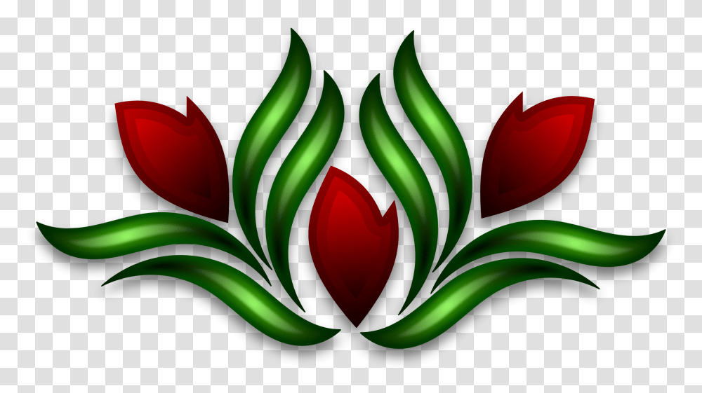 Wild Flower Motif Icons, Pattern, Ornament Transparent Png