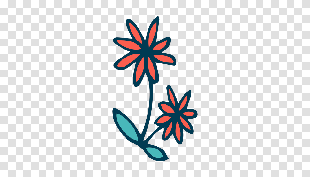 Wild Flowers Cartoon, Floral Design, Pattern, Plant Transparent Png