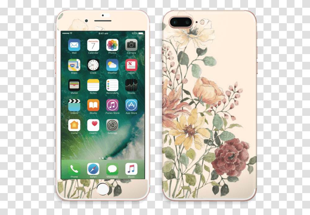 Wild Flowers Skin Iphone 7 Plus Iphone 7 Plus Color, Mobile Phone, Electronics, Cell Phone Transparent Png