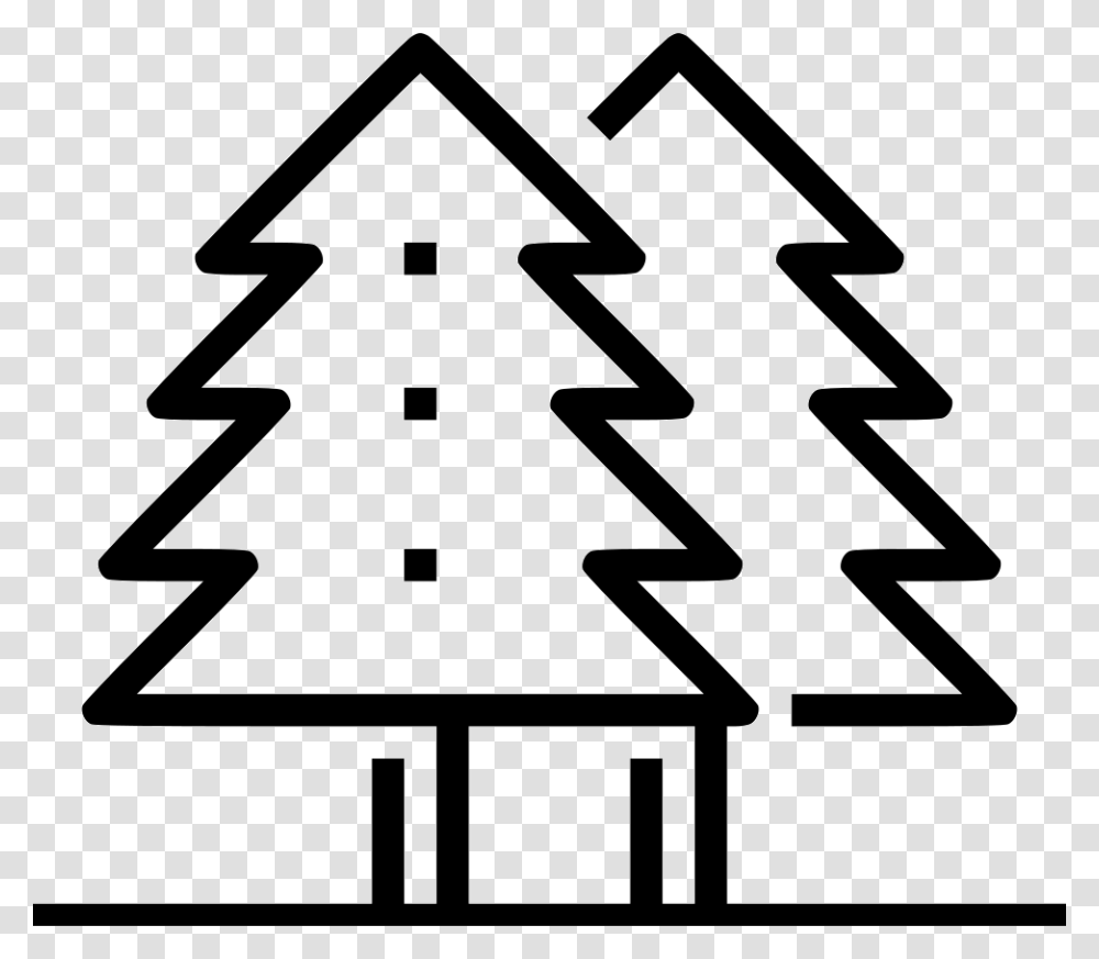 Wild Forest Trees Svg Christmas Tree Free, Plant, Star Symbol, Sign Transparent Png