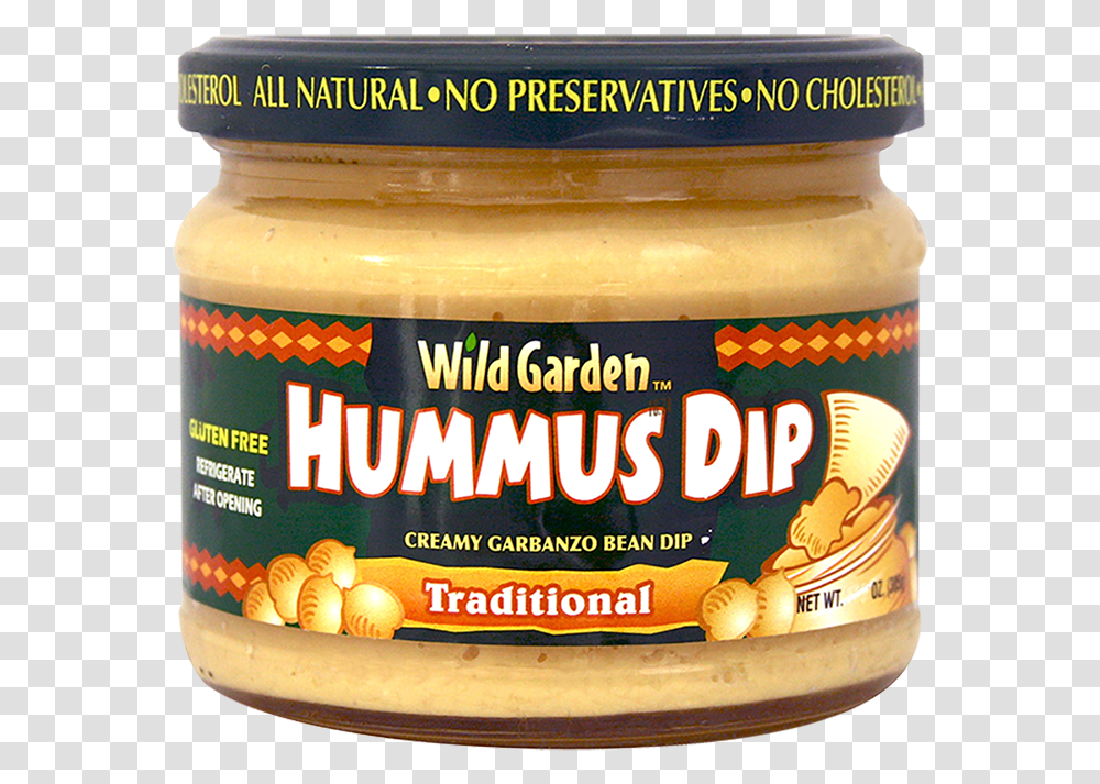Wild Garden Hummus Dip, Mayonnaise, Food, Peanut Butter Transparent Png