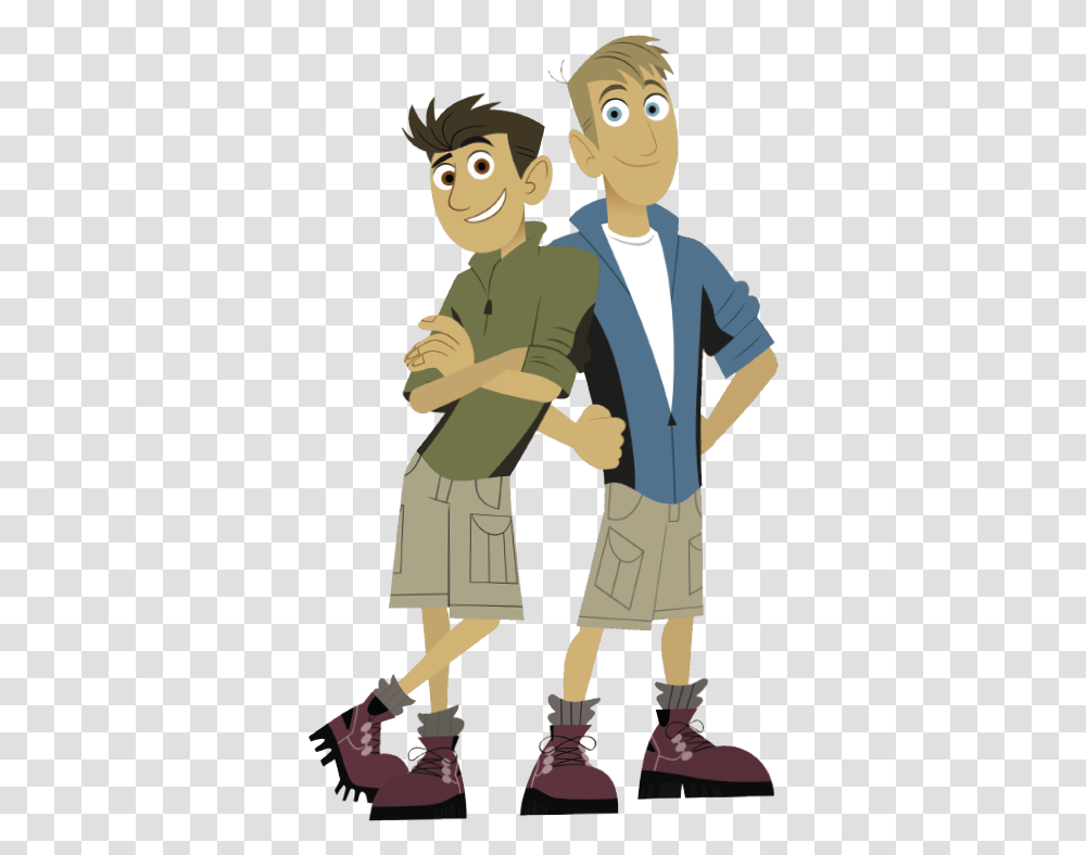 Wild Kratts Martin And Chris, Person, People, Hand Transparent Png