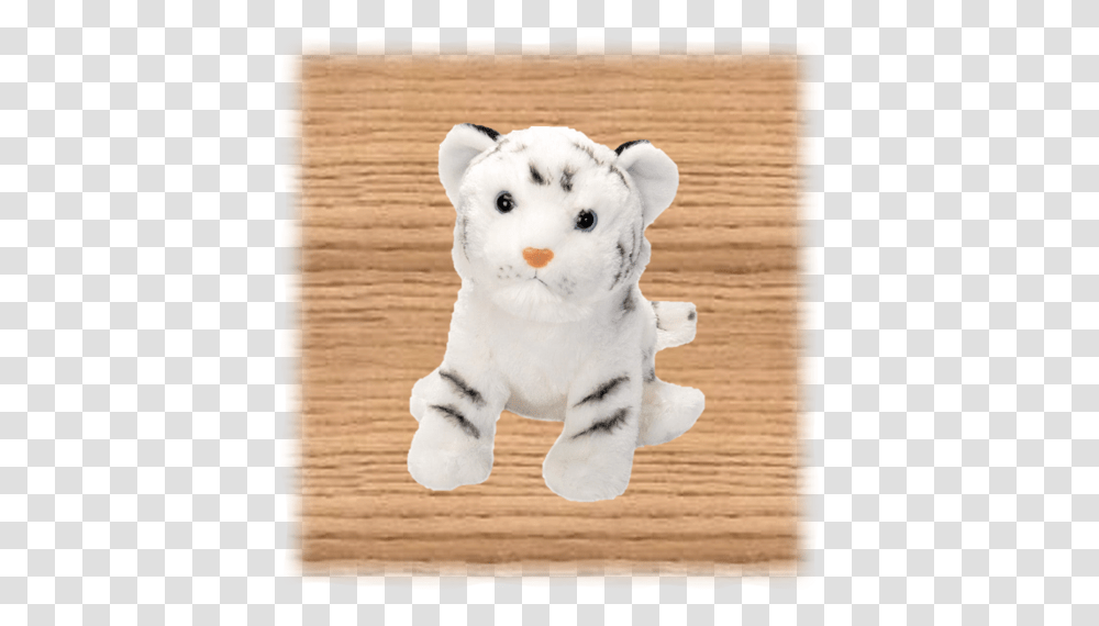 Wild Republic 30cm White Tiger Stuffed Toy, Nature, Outdoors, Snow, Plush Transparent Png