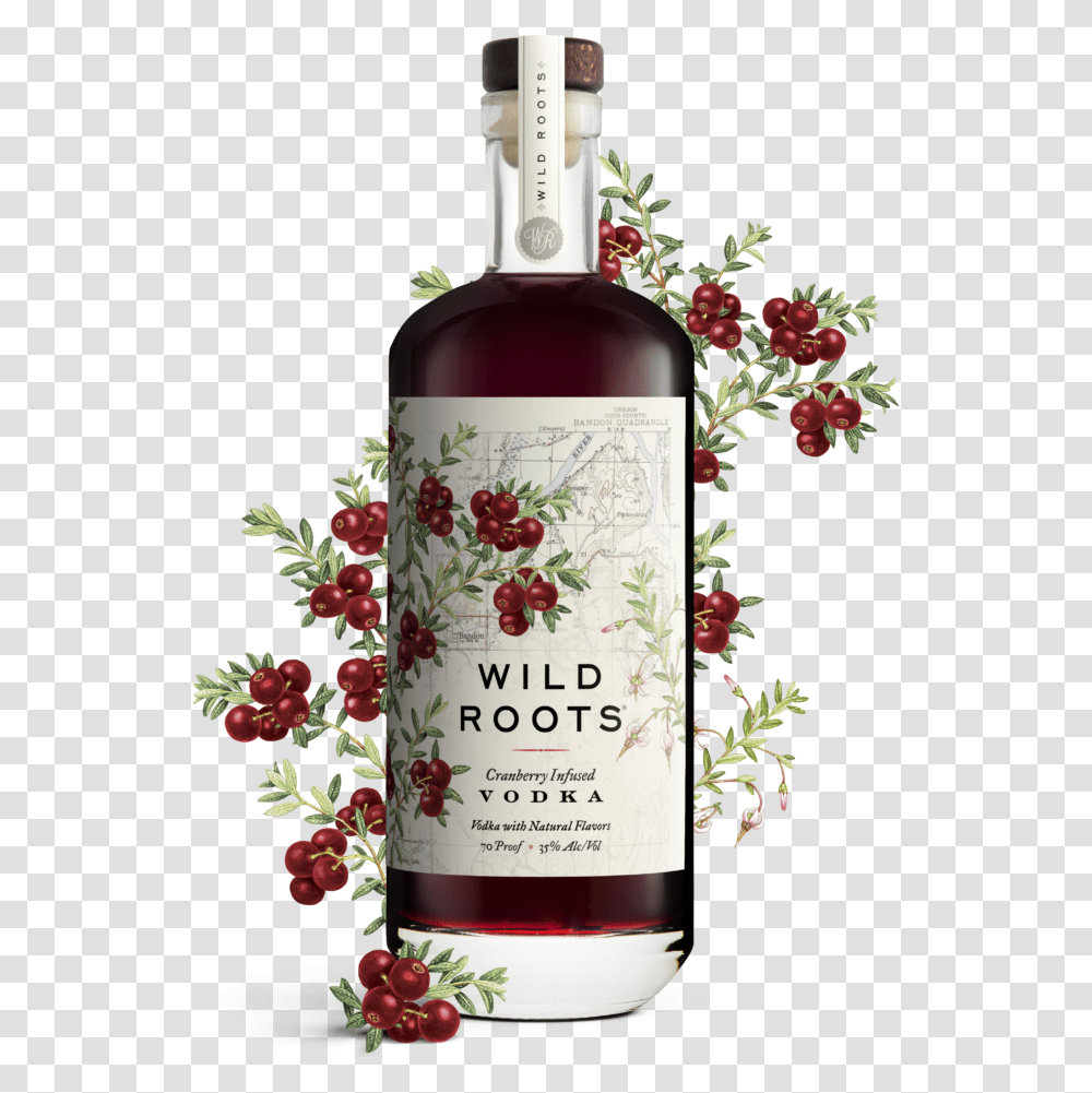 Wild Roots Marionberry Infused Vodka, Alcohol, Beverage, Drink, Liquor Transparent Png