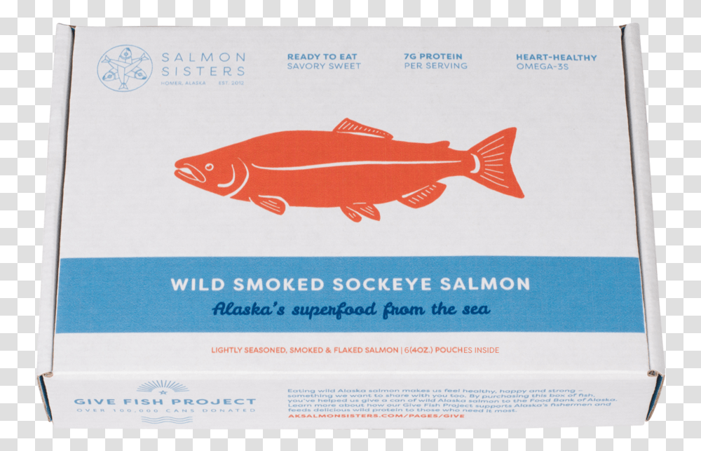 Wild Smoked Sockeye Salmon Box Frozen Salmon Bulk Box, Advertisement, Poster, Coho, Fish Transparent Png