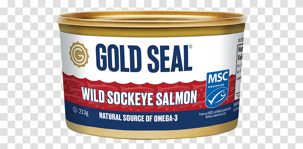 Wild Sockeye Salmon Gold Seal Salmon, Food, Tin, Box, Label Transparent Png