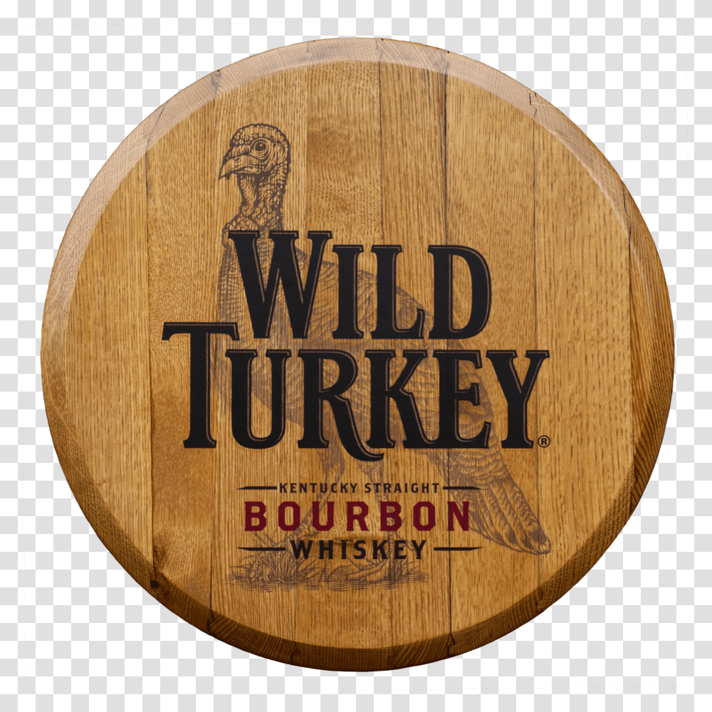 Wild Turkey Printed Barrel Head Transparent Png