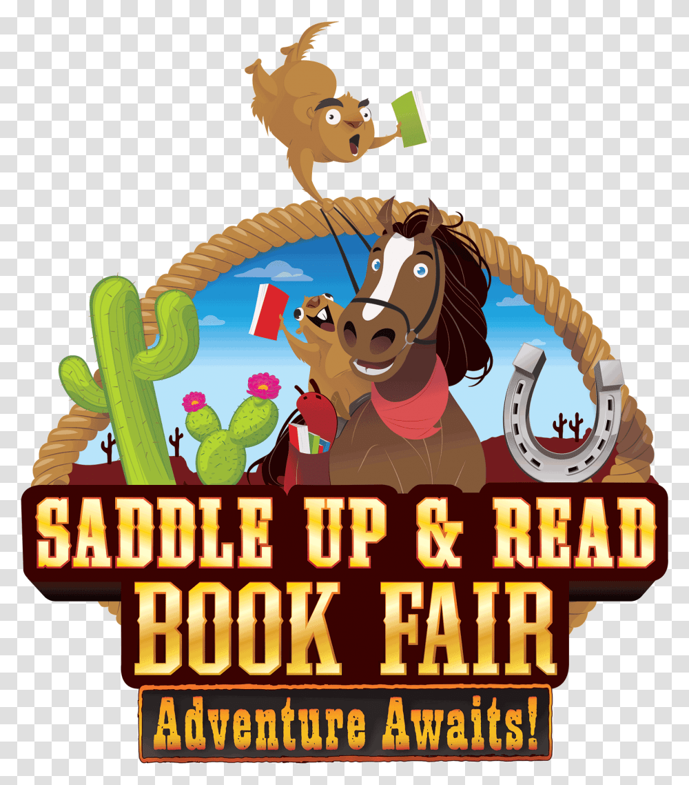 Wild West Book Fair Clipart Royalty Free Library 28 Scholastic Book Fair Saddle Up And Read, Advertisement, Poster, Paper Transparent Png