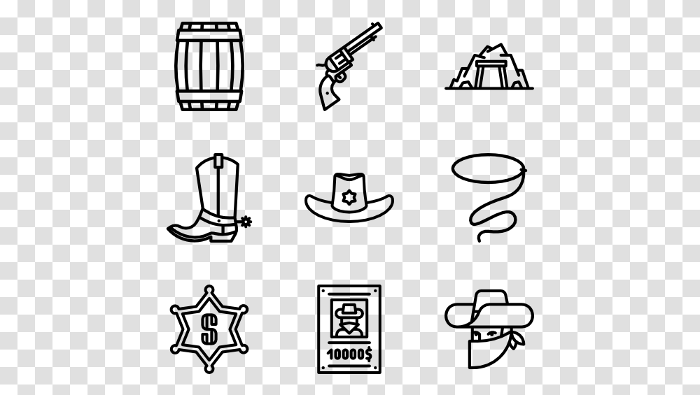 Wild West Suitcase Icon Background, Gray, World Of Warcraft Transparent Png