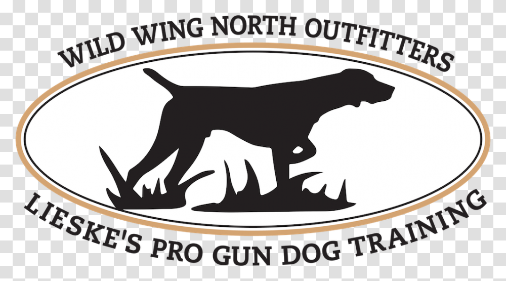 Wild Wing Outfitters Logo Hunting Dog, Label, Pet, Canine Transparent Png