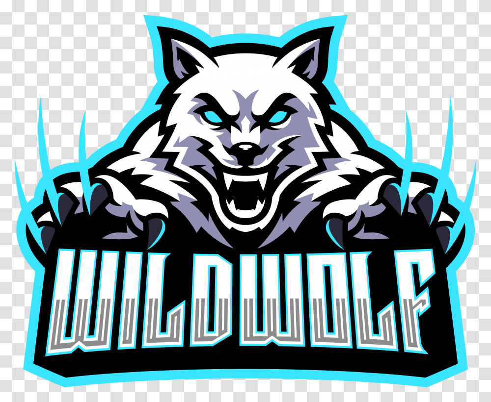 Wild Wolf Esport Mascot Logo Design By Wolf Esport Logo, Mammal, Animal, Wildlife, Cougar Transparent Png