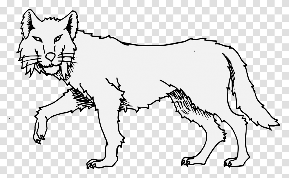 Wildcat Traceable Heraldic Art Big, Mammal, Animal, Pet, Person Transparent Png