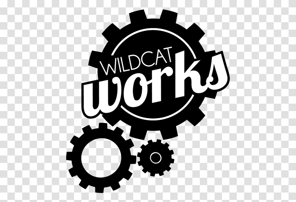 Wildcat Works Logo In Illustration, Label, Alphabet, Poster Transparent Png