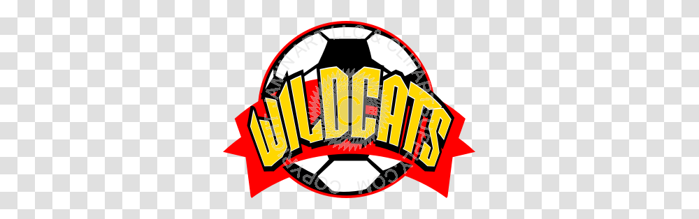 Wildcats Logo Soccer Ball, Label, Leisure Activities Transparent Png