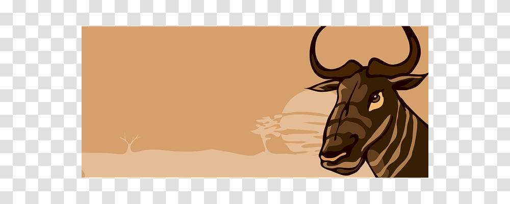 Wildebeest Animals, Elk, Deer, Wildlife Transparent Png