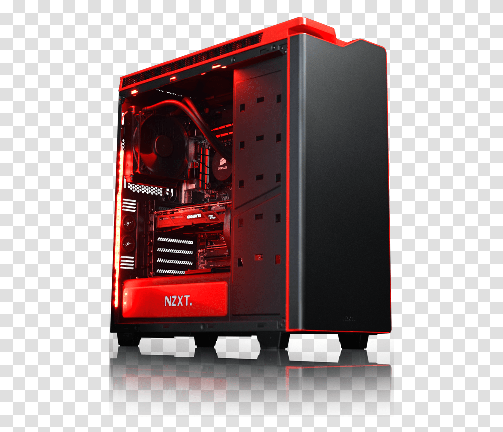 Wildfire Gaming Pc Vibox Black Gold And Red Pc Builds, Computer, Electronics, Train, Vehicle Transparent Png