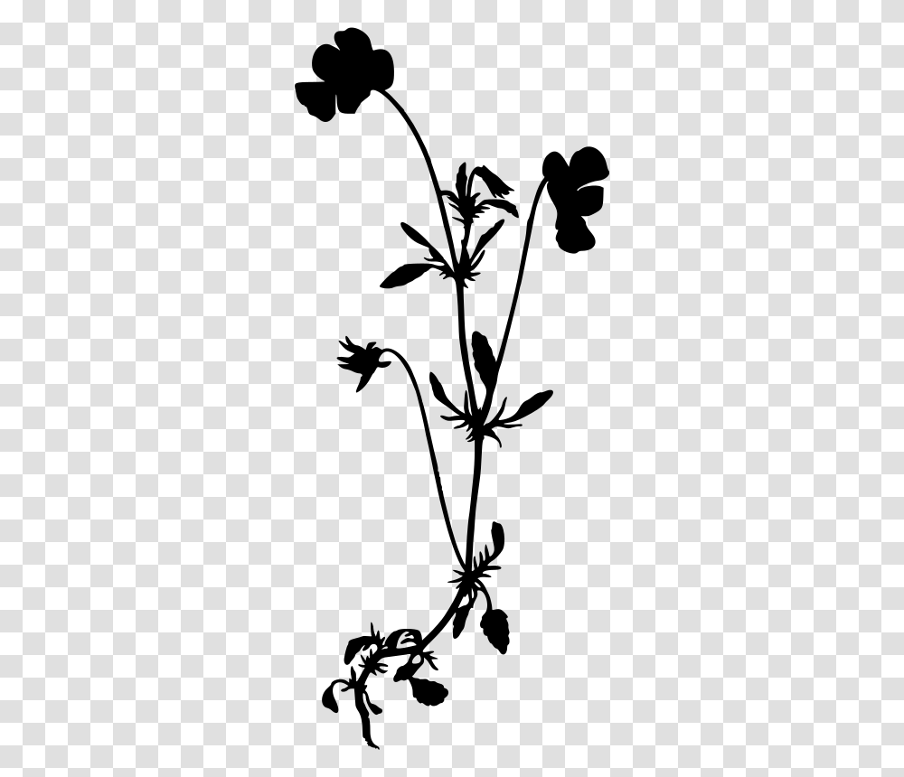 Wildflower Clipart Black And White, Gray, World Of Warcraft Transparent Png