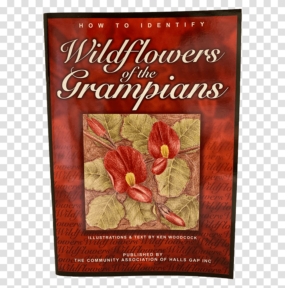 Wildflowers Of The Grampians Book Cover, Novel, Art, Text, Home Decor Transparent Png