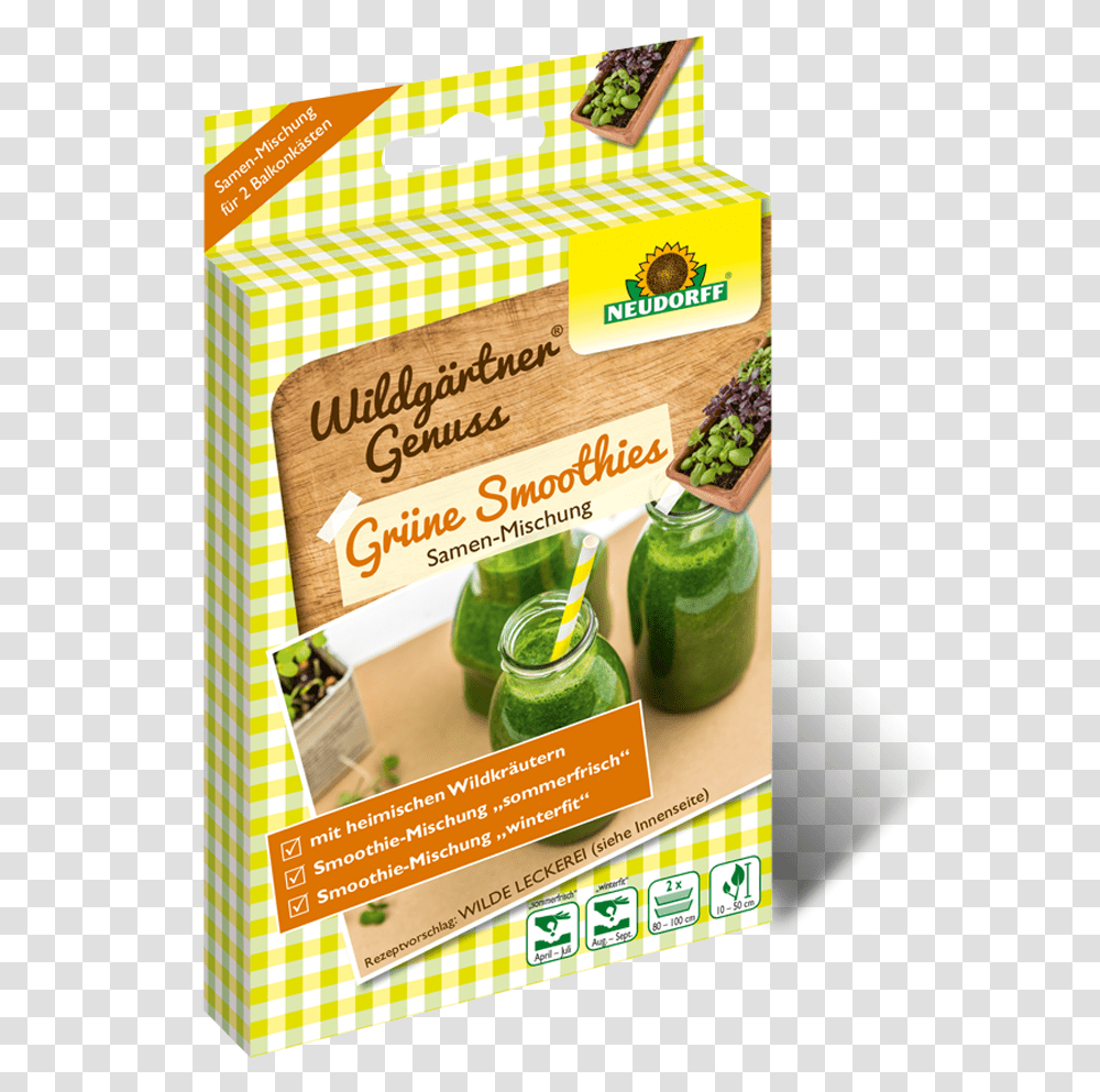 Wildgardentreat Green Smoothies, Poster, Advertisement, Food, Paper Transparent Png