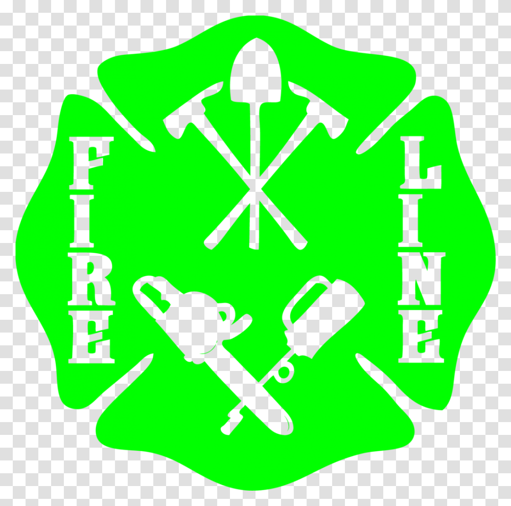 Wildland Firefighter Fire Line Maltese Cross Decal Rocky Pines, First Aid, Number Transparent Png