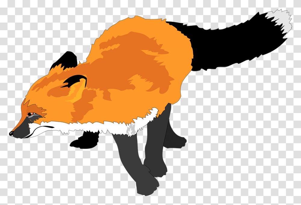 Wildlife Clipart Fox, Animal, Bird, Person, Mammal Transparent Png